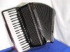New Aliante 4 voice white pearloid key black piano accordion normally £1199